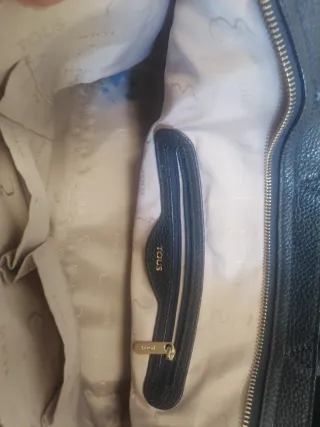 Bolso Tous Negro/Azul Marino Mano/Bandolera