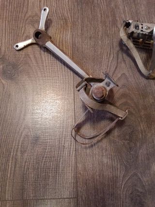 Pedales bici antiguos con cala pies