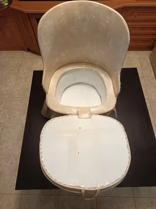 Butaca vintage beige