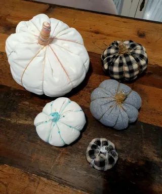 Calabazas Adorno tela halloween