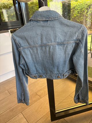 Cazadora Vaquera Pull&Bear Talla XS Azul Claro