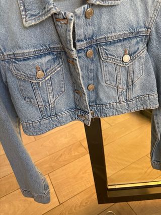 Cazadora Vaquera Pull&Bear Talla XS Azul Claro