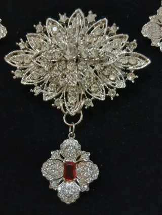 Aderezo Regional Plata y Rojo