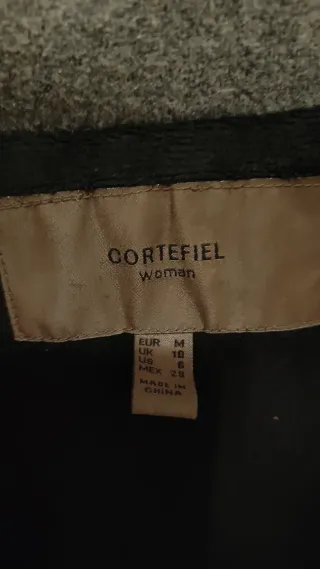 Abrigo Cortefiel gris