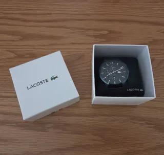 Reloj Lacoste Negro Resistente al Agua