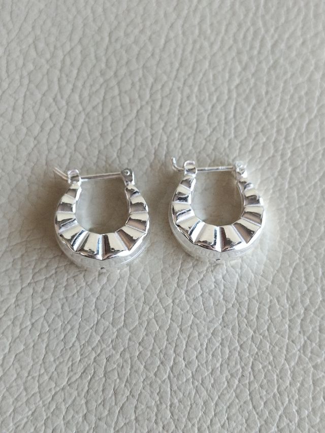 Pendientes Aro Plata Mujer Nuevos