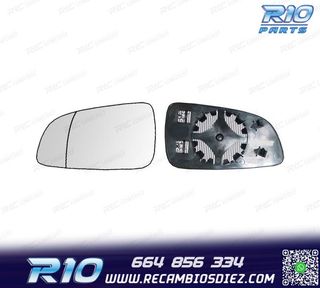 CRISTAL ESPEJO BASE IZQUIERDO OPEL ASTRA H 04-08 TERMICO