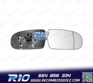 CRISTAL ESPEJO + BASE DERECHO OPEL CORSA C 00-06