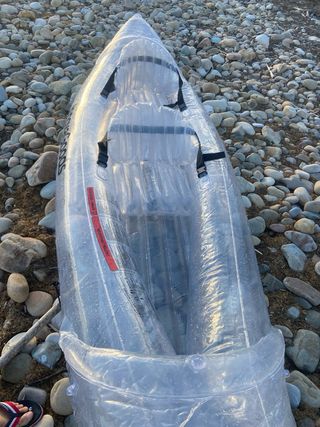 Kayak Hinchable Transparente Innova + Accesorios