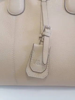Bolso Victorio&Lucino mano/bandolera crema