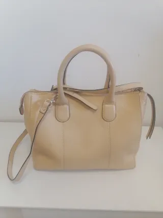Bolso Victorio&Lucino mano/bandolera crema