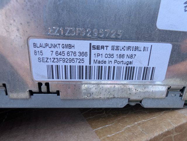 Radio Seat Leon 1P originale