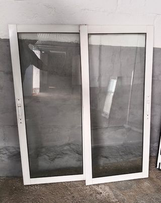 Ventana corredera aluminio blanco