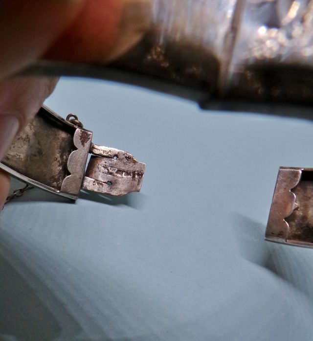 ANTICO BRACCIALE VITTORIANO ARGENTO
