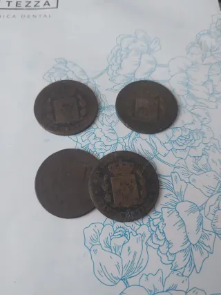 Monedas antiguas para chapas