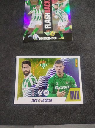 Cromos Isco Betis Panini Élite Flashback Mix