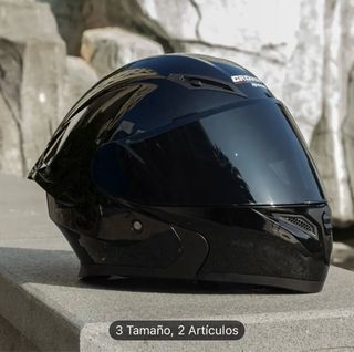 Casco Moto Negro Certificación DOT