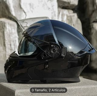Casco Moto Negro Certificación DOT