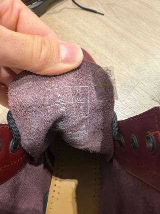 Botas Dr Martens Rojas