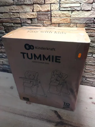 Kinderkraft TUMMIE Trona Bebé 2 en 1 Hamaca 