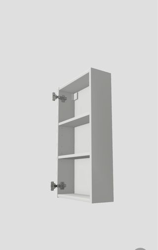 Armario de pared blanco 40x15x75 cm
Nuevo