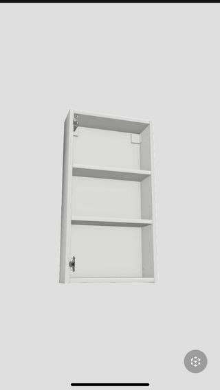 Armario de pared blanco 40x15x75 cm
Nuevo