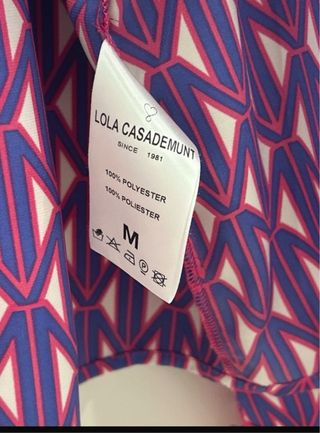 Lola Casademunt Talla M Estampado Geométrico