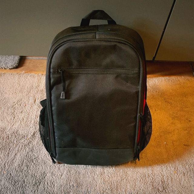 Mochila Canon para cámara con funda 