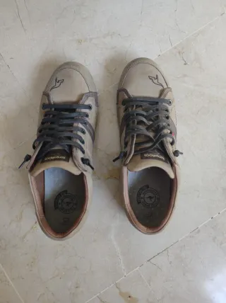 Zapatillas Kangaroo Beige y Marrón