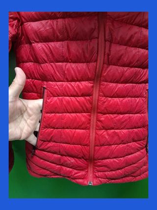 Chaqueta acolchada roja
