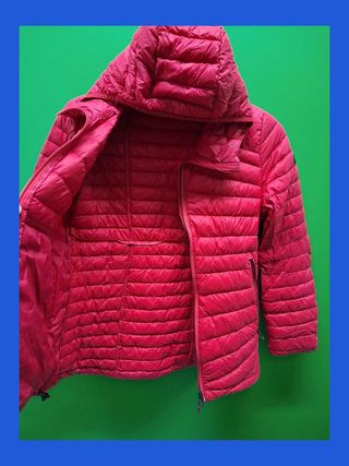 Chaqueta acolchada roja