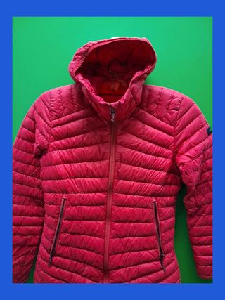 Chaqueta acolchada roja