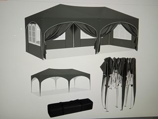 Carpa Plegable 6x3 con Laterales - Nueva
