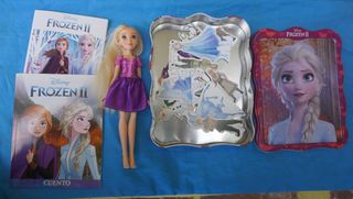 Muñeca Ana 27 cm y regalo cajita cosas frozen II