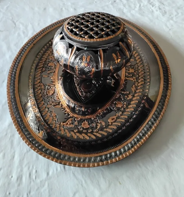 Bandeja + Cofre Metálico Decoración adornos figura