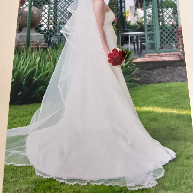 Vestido de Novia Blanco marfil 
