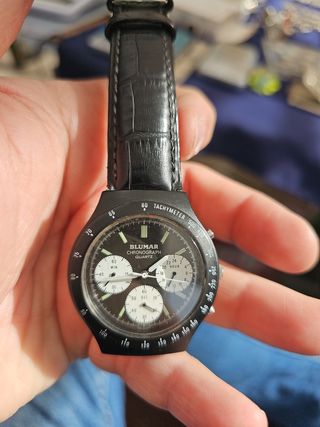 Reloj Blumar Cronógrafo Quartz Negro