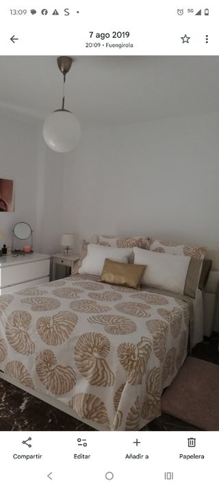 Lámpara colgante redonda blanca Ikea, preciosa 