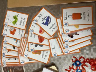 Juego Lectoescritura Infantil Letras Madera