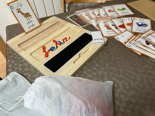 Juego Lectoescritura Infantil Letras Madera