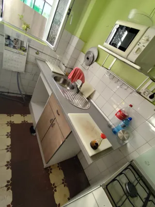 Cocina completa madera clara
