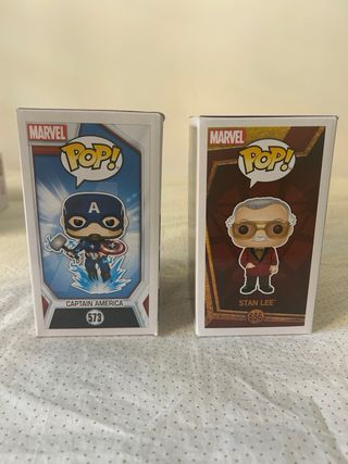 Funkos Pop: Iron Man, Capitán, Rescue, Stan Lee