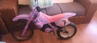 Moto a batería infantil rosa