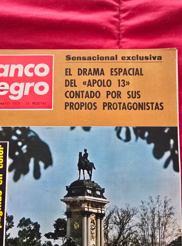 Exclusiva Apolo 13, revista Blanco y negro 