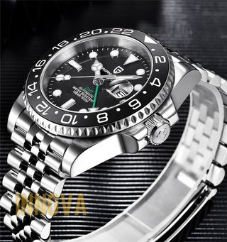 Reloj Hombre Mujer GMT Pagani Design Automático