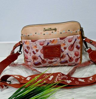 Mala Sweet Candy com estampa de cidade