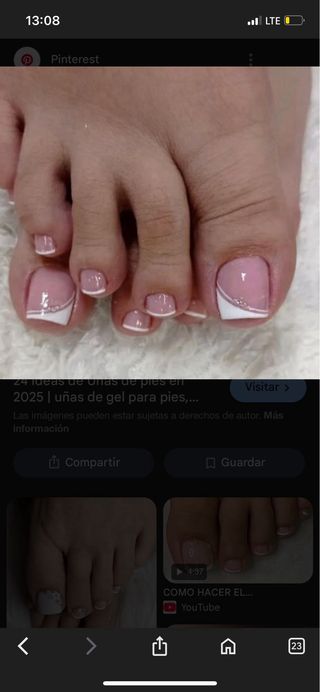 Hago todo tipo de pedicure y manicura y pestañas