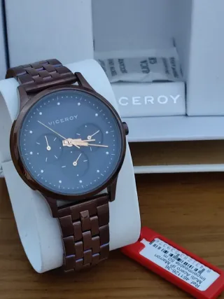 Reloj Viceroy Mujer Marrón y Dorado
