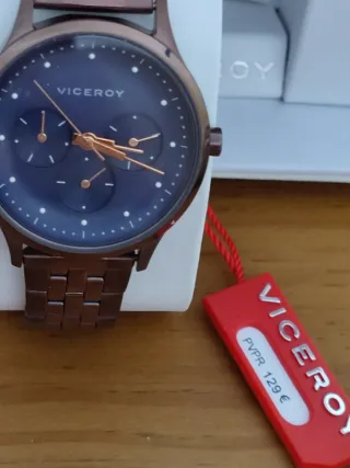 Reloj Viceroy Mujer Marrón y Dorado