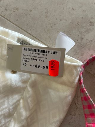 Pantalón ancho blanco maraca: dandara